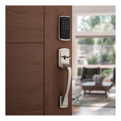 Kwikset Halo Select Wi-Fi and Matter Enabled Smart Lock, Satin Nickel